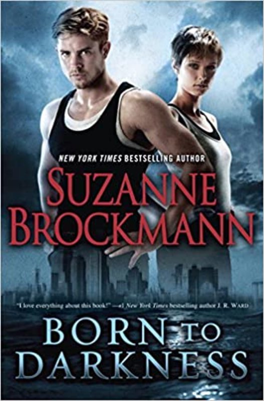 Book cover for "Born to Darkness" by Suzanne Brockmann