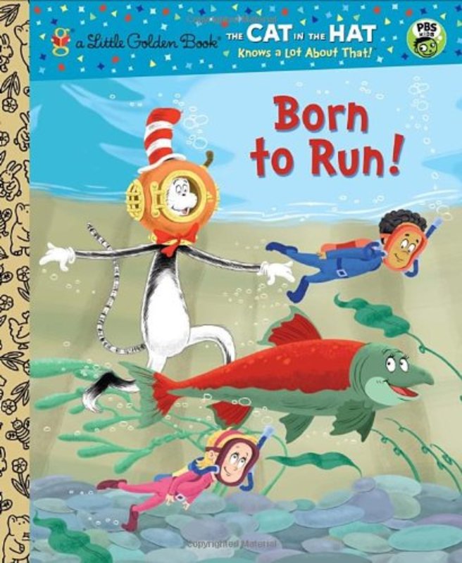 Book cover for "Born to Run!" by Tish Rabe