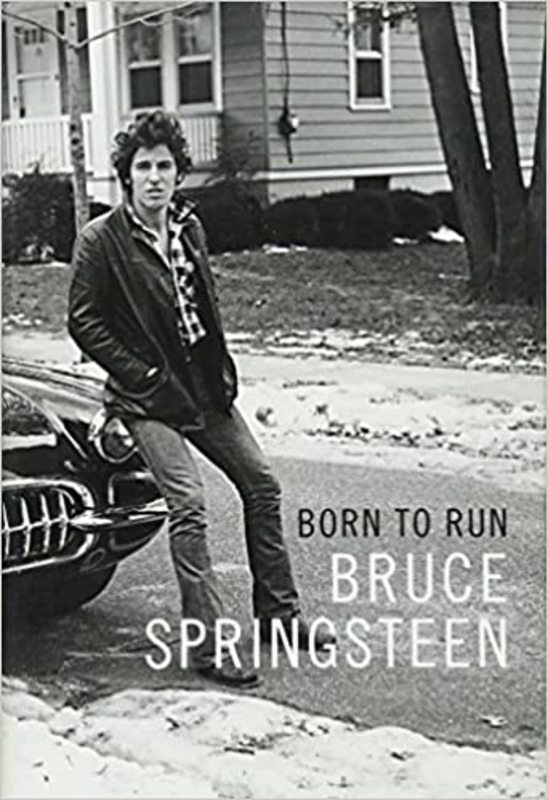 Book cover for "Born to Run" by Bruce Springsteen