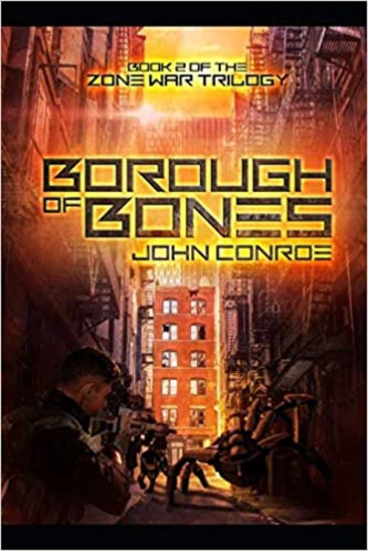 Book cover for "Borough of Bones" by John Conroe
