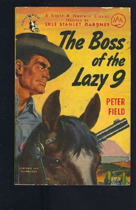Book cover for "Boss of the Lazy 9" by Davis Dresser