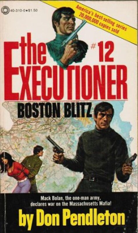 Book cover for "Boston Blitz" by Don Pendleton