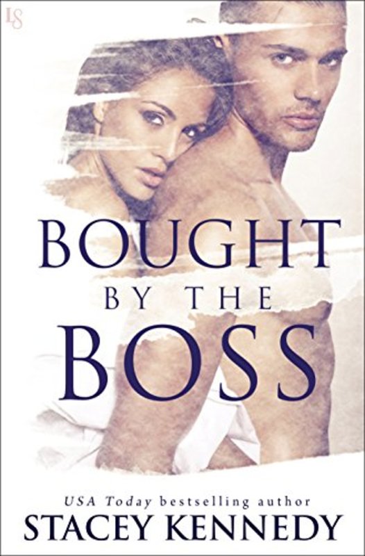 Book cover for "Bought by the Boss" by Stacey Kennedy