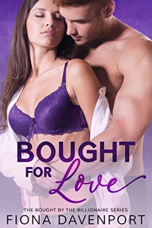 Book cover for "Bought for Love" by Fiona Davenport