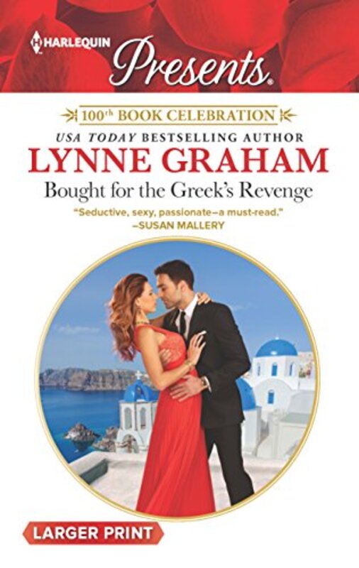 Book cover for "Bought for the Greek's Revenge" by Lynne Graham