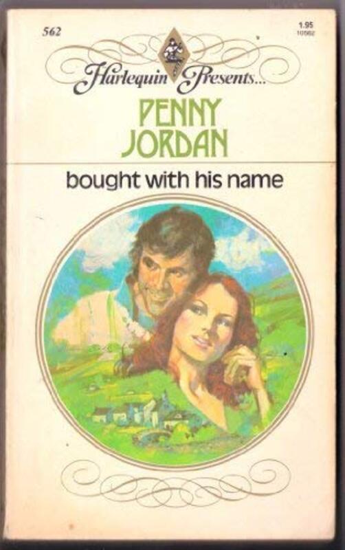 Book cover for "Bought with His Name" by Penny Jordan