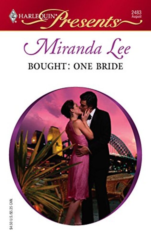 Book cover for "Bought: One Bride" by Miranda Lee