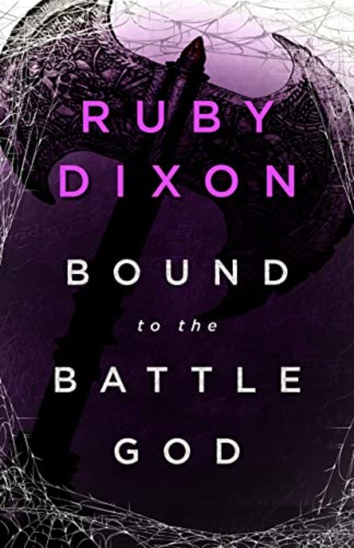 Book cover for "Bound to the Battle God" by Ruby Dixon