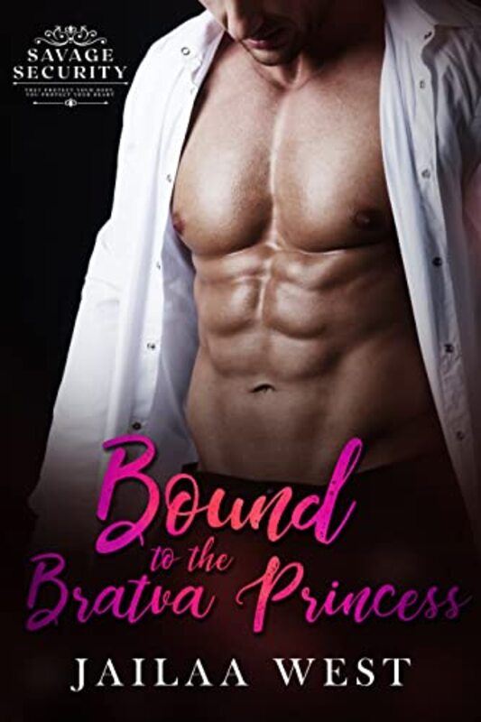 Book cover for "Bound to the Bratva Princess" by Jailaa West