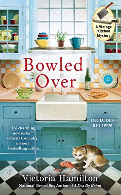 Book cover for "Bowled Over" by Victoria Hamilton
