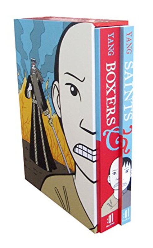 Book cover for "Boxers and Saints" by Gene Luen Yang