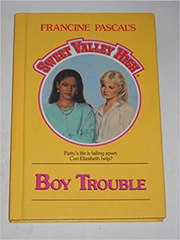 Book cover for "Boy Trouble" by Francine Pascal