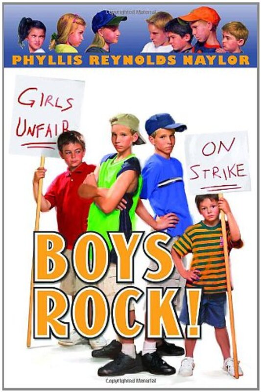Book cover for "Boys Rock!" by Phyllis Reynolds Naylor