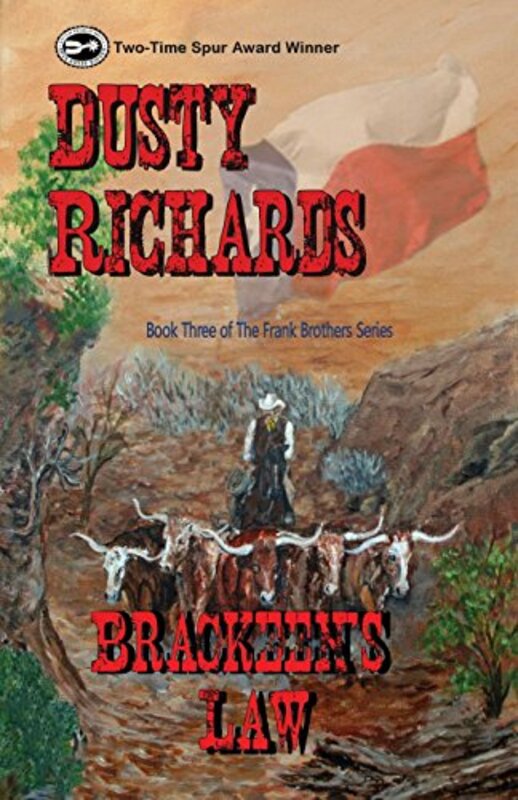 Book cover for "Brackeen's Law" by Dusty Richards