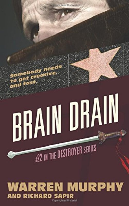 Book cover for "Brain Drain" by Warren Murphy