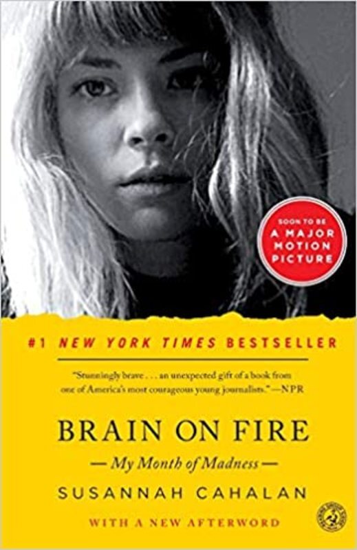Book cover for "Brain on Fire" by Susannah Cahalan