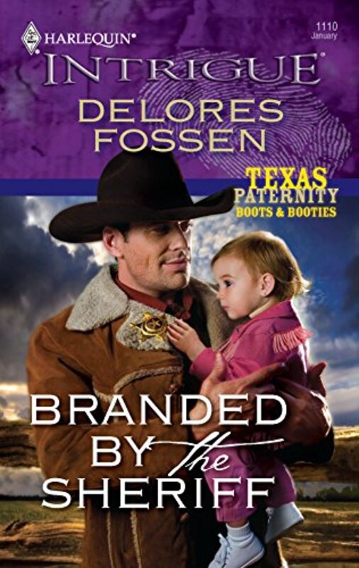 Book cover for "Branded by the Sheriff" by Delores Fossen