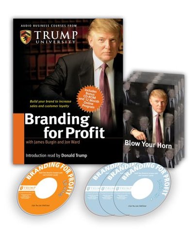 Book cover for "Branding for Profit" by Donald J Trump