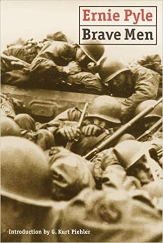 Book cover for "Brave Men" by Ernie Pyle