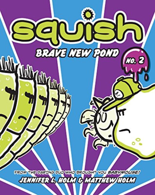 Book cover for "Brave New Pond" by Jennifer L Holm