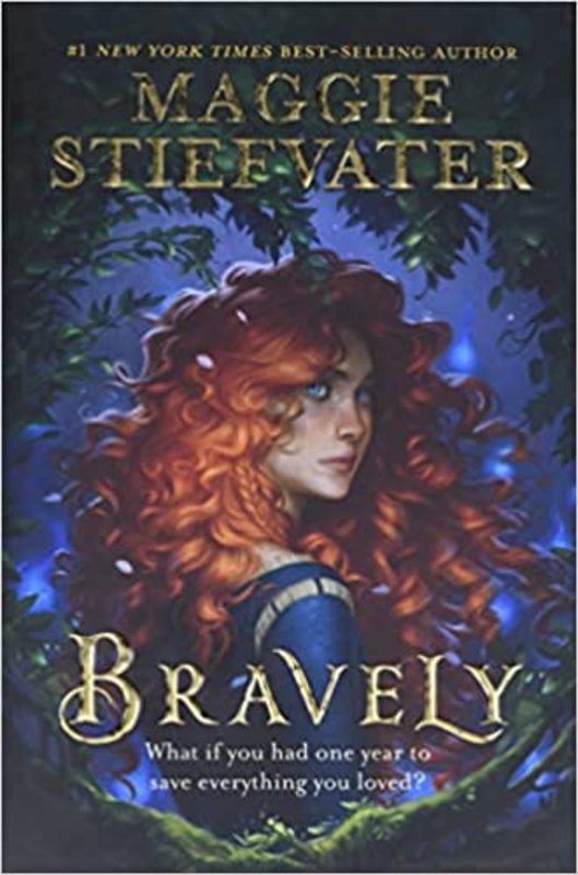 Book cover for "Bravely" by Maggie Stiefvater