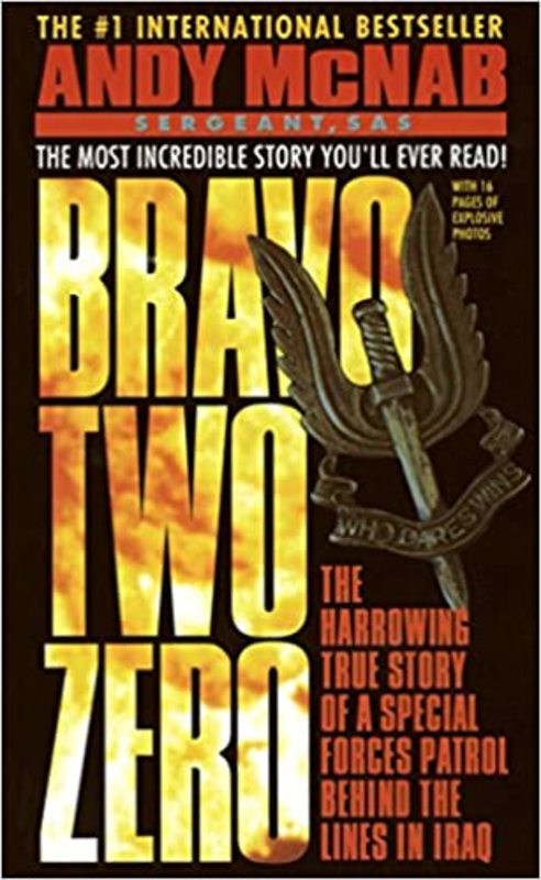 Book cover for "Bravo Two Zero" by Andy McNab