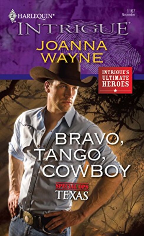 Book cover for "Bravo, Tango, Cowboy" by Joanna Wayne
