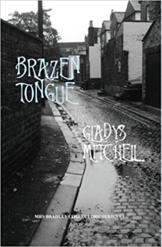 Book cover for "Brazen Tongue" by Gladys Mitchell