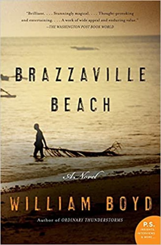 Book cover for "Brazzaville Beach" by William Boyd