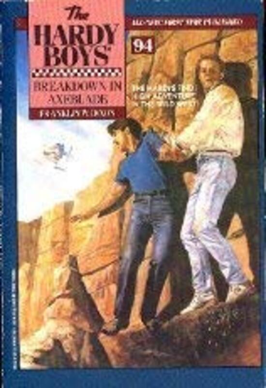 Book cover for "Breakdown in Axeblade" by Franklin W Dixon
