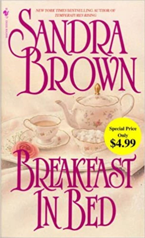 Book cover for "Breakfast in Bed" by Sandra Brown
