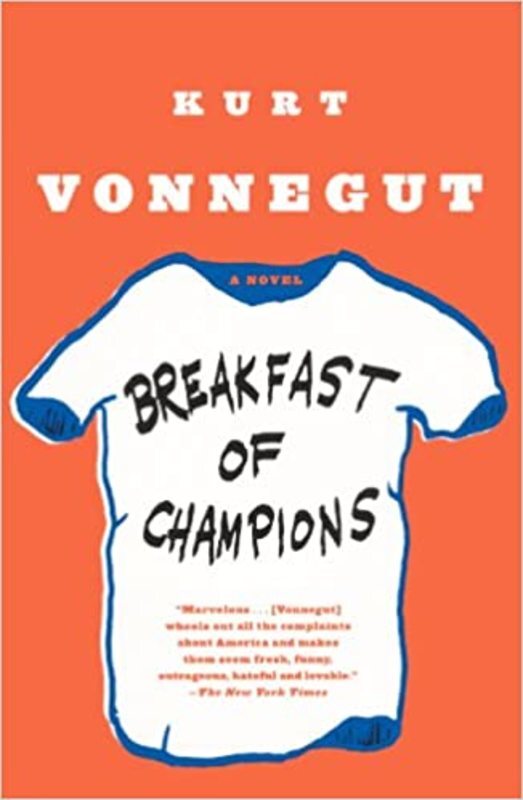 Book cover for "Breakfast of Champions" by Kurt Vonnegut
