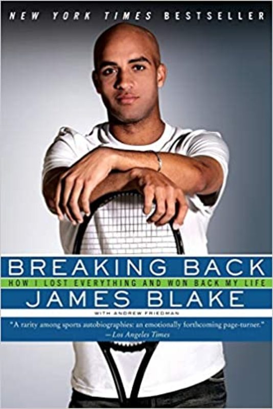 Book cover for "Breaking Back" by James Blake