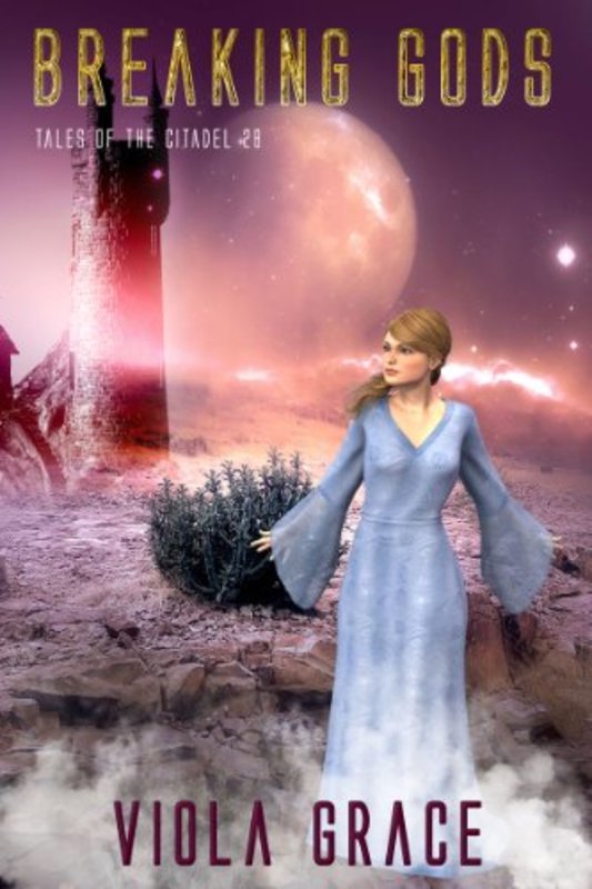 Book cover for "Breaking Gods" by Viola Grace
