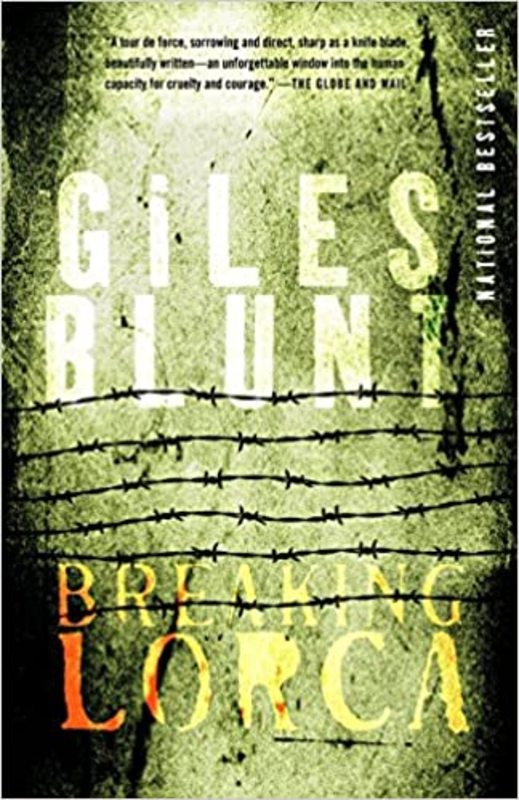 Book cover for "Breaking Lorca" by Giles Blunt