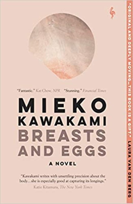 Book cover for "Breasts and Eggs" by Mieko Kawakami