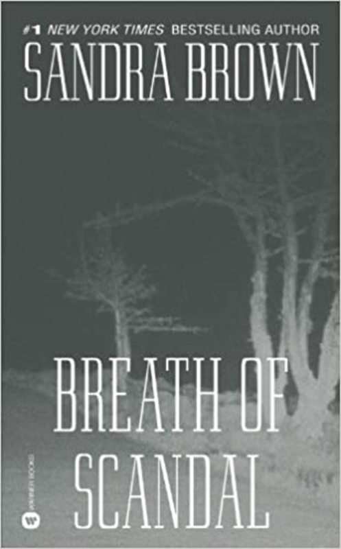Book cover for "Breath of Scandal" by Sandra Brown