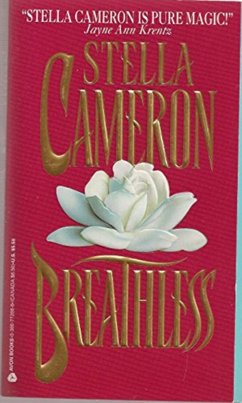 Book cover for "Breathless" by Stella Cameron