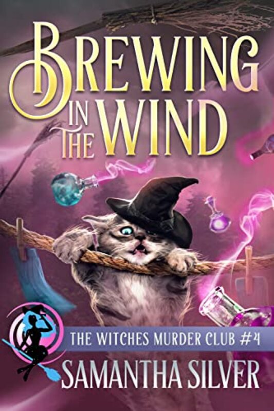 Book cover for "Brewing in the Wind" by Samantha Silver