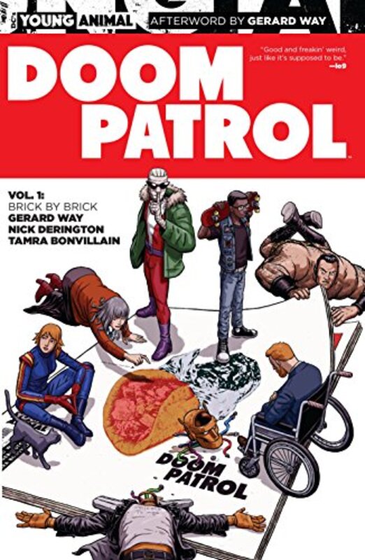 Book cover for "Brick by Brick" by Gerard Way