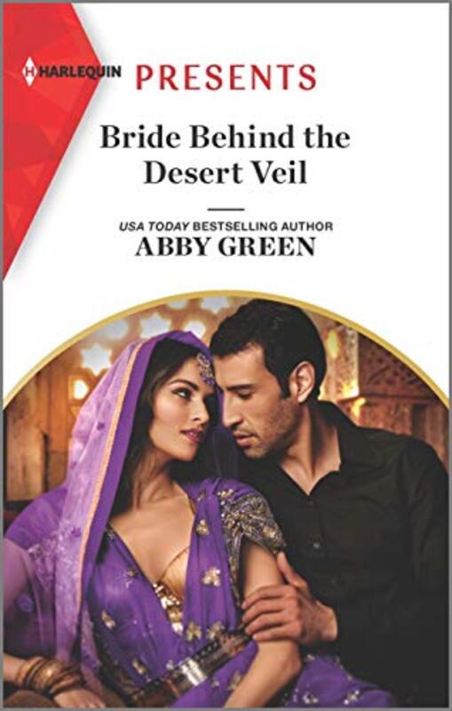 Book cover for "Bride Behind the Desert Veil" by Abby Green