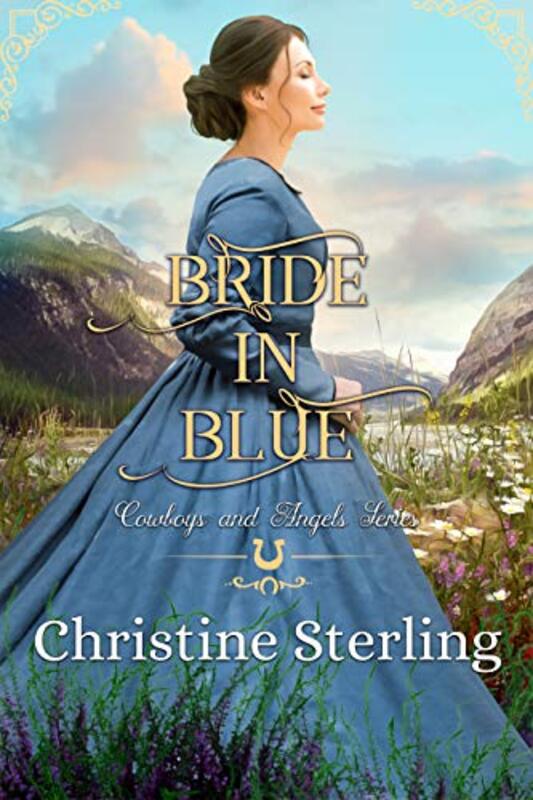 Book cover for "Bride in Blue" by Christine Sterling