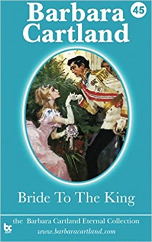 Book cover for "Bride to the King" by Barbara Cartland