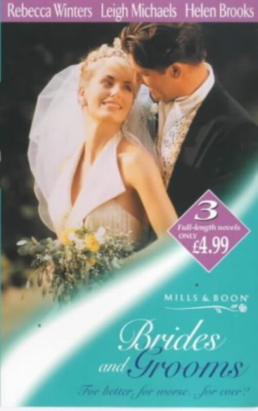 Book cover for "Brides and Grooms" by Rebecca Winters