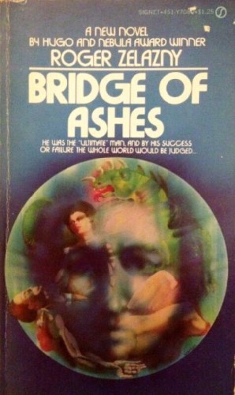 Book cover for "Bridge of Ashes" by Roger Zelazny
