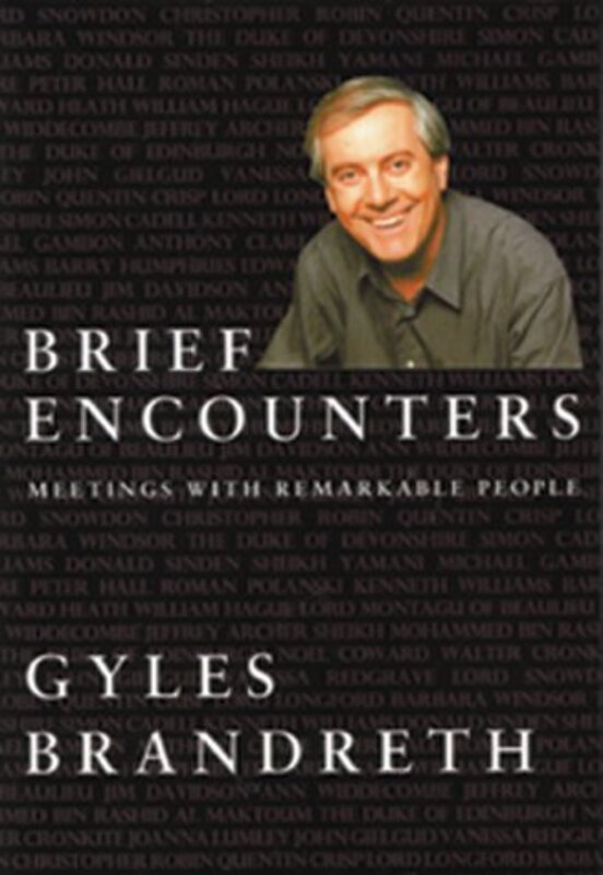 Book cover for "Brief Encounters" by Gyles Brandreth