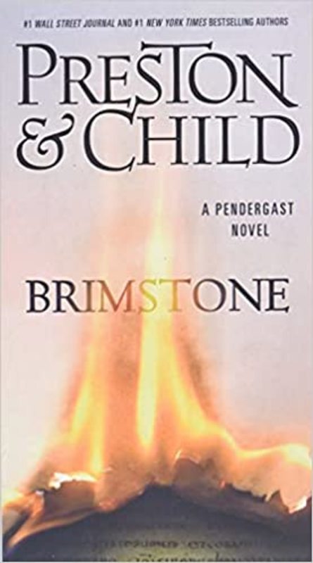 Book cover for "Brimstone" by Douglas Preston