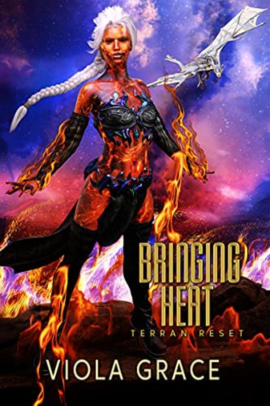Book cover for "Bringing Heat" by Viola Grace