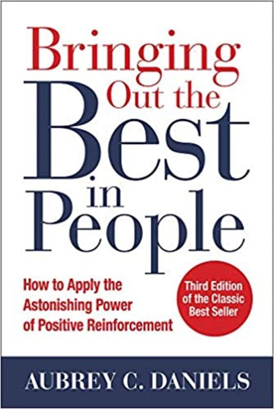 Book cover for "Bringing Out the Best in People" by Aubrey C. Daniels