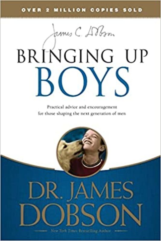 Book cover for "Bringing Up Boys" by James C. Dobson
